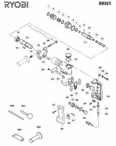 Buy A Ryobi CH485I Spare part or Replacement part for Your Tool and Fix Your Machine Today